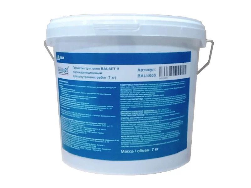 Герметик для окон пароизоляционный для внутр работ (7 кг )