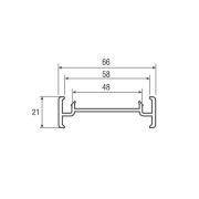 Соединительный профиль, (58 рама) Грайн